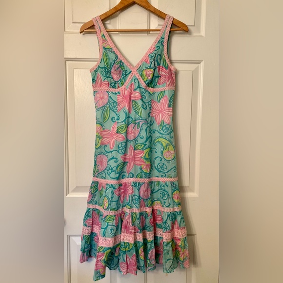 Lilly Pulitzer Dresses & Skirts - Rare Vintage Lilly Pulitzer Jacinda Dress - Easter Dress